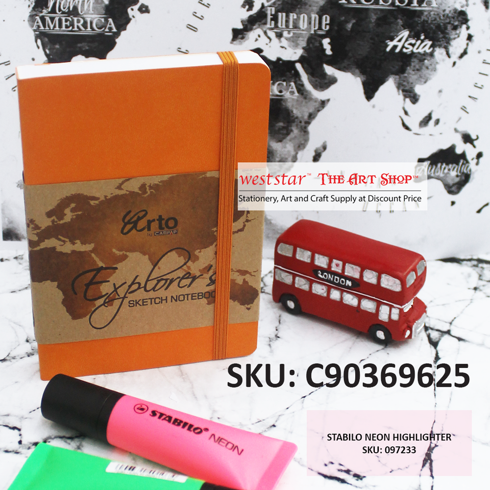 Arto Explorer Sketch Book - A6 160p - soft colored cover