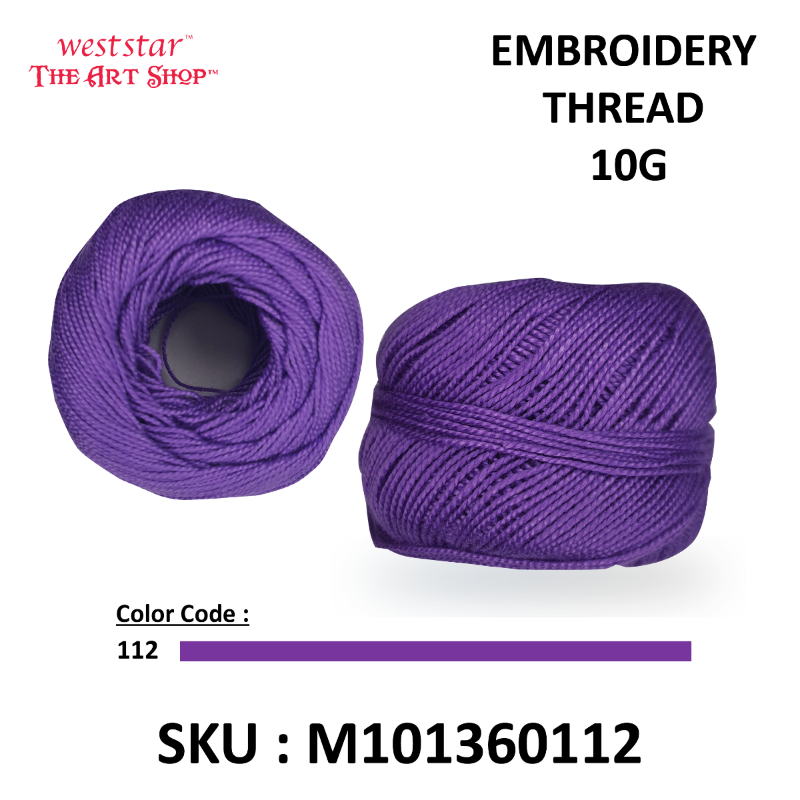 Embroidery Thread 10G - STANDARD COLOR