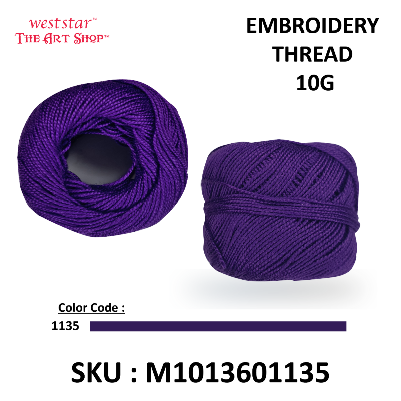 Embroidery Thread 10G - STANDARD COLOR