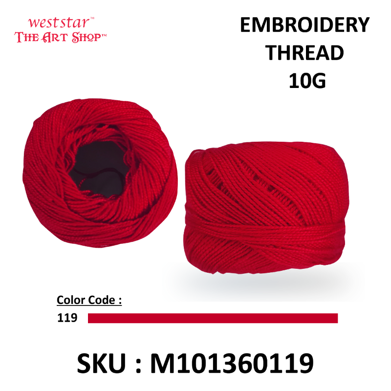 Embroidery Thread 10G - STANDARD COLOR