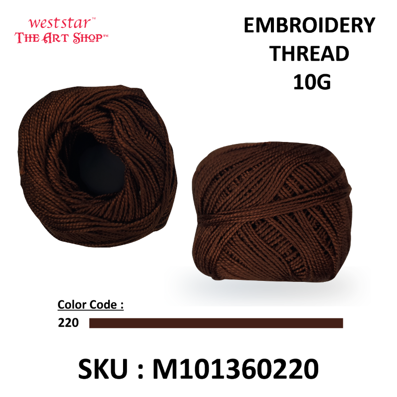 Embroidery Thread 10G - STANDARD COLOR