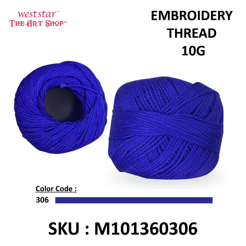Embroidery Thread 10G - STANDARD COLOR