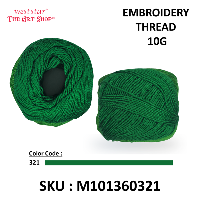 Embroidery Thread 10G - STANDARD COLOR