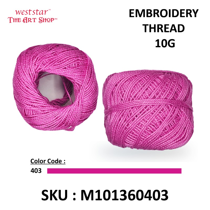 Embroidery Thread 10G - STANDARD COLOR