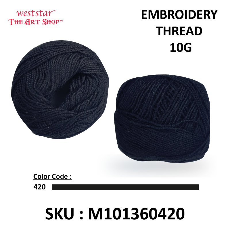 Embroidery Thread 10G - STANDARD COLOR
