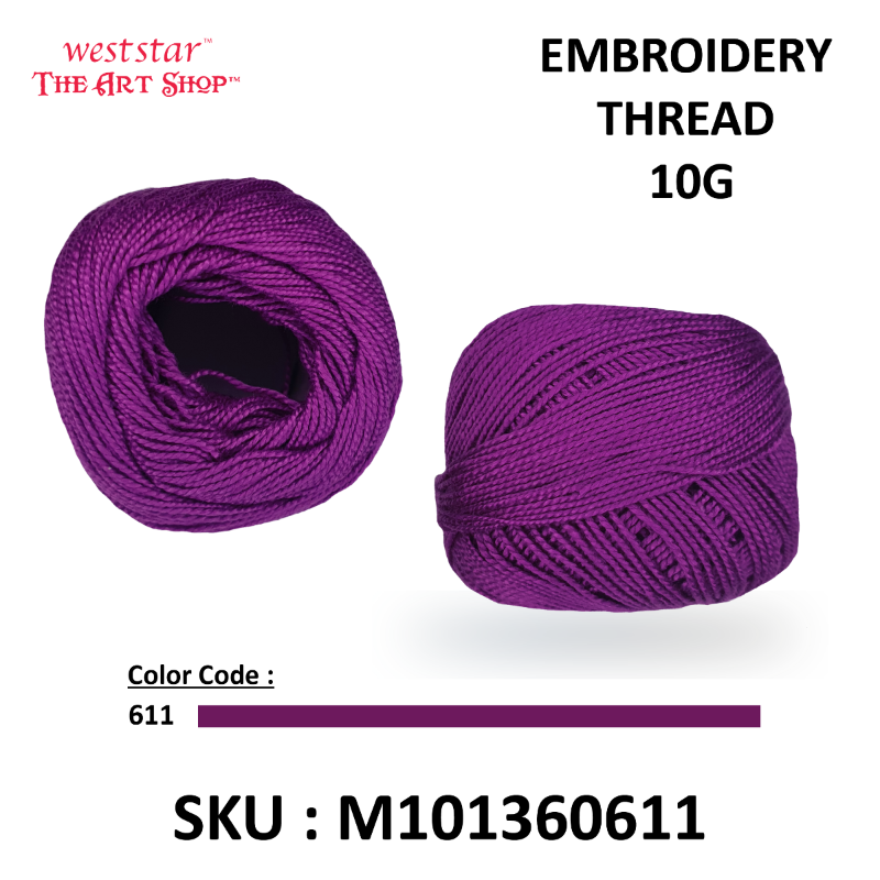 Embroidery Thread 10G - STANDARD COLOR