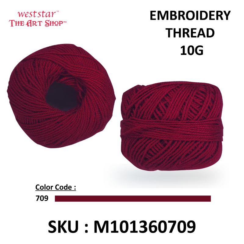 Embroidery Thread 10G - STANDARD COLOR