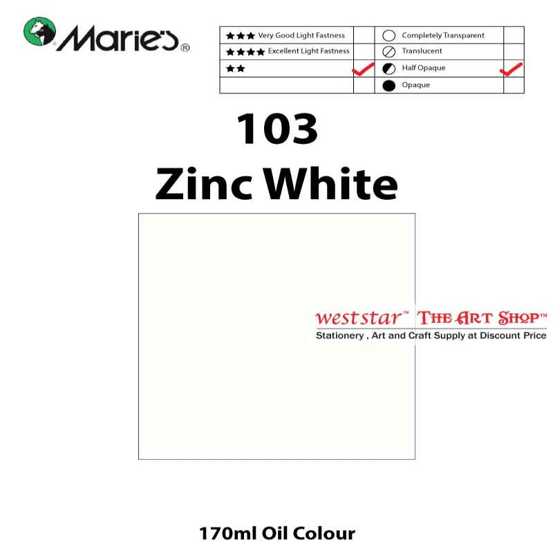 Marie's Oil Color, Oil Paint 170ml - SIngle Tube (>50 colors)