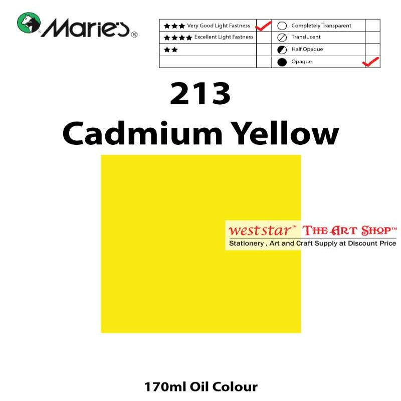 Marie's Oil Color, Oil Paint 170ml - SIngle Tube (>50 colors)
