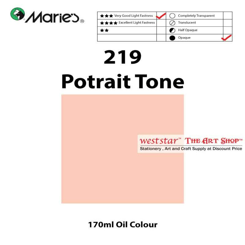 Marie's Oil Color, Oil Paint 170ml - SIngle Tube (>50 colors)