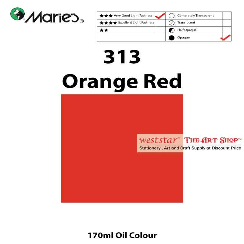 Marie's Oil Color, Oil Paint 170ml - SIngle Tube (>50 colors)