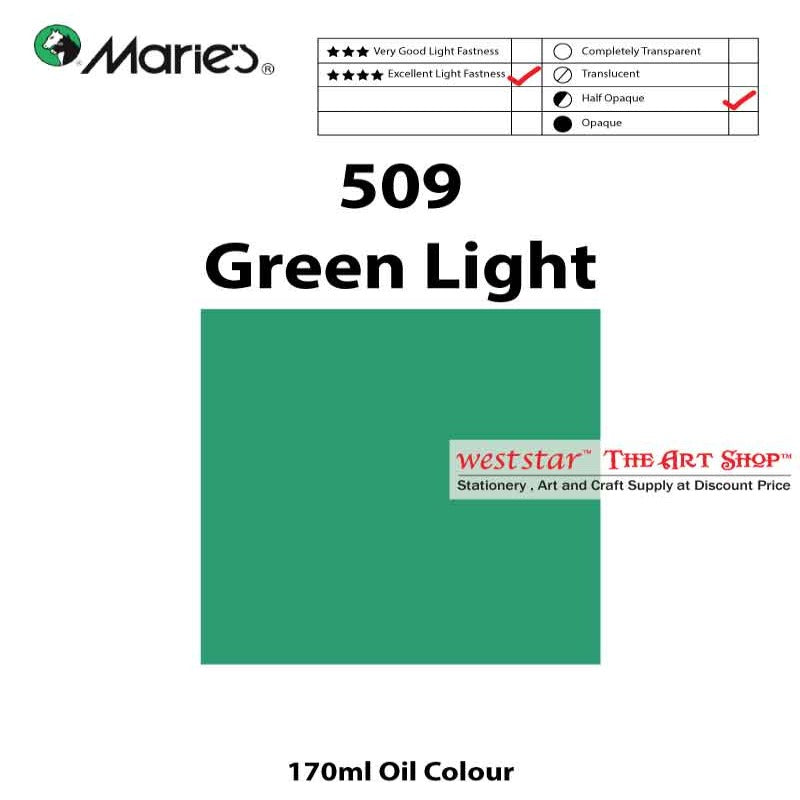 Marie's Oil Color, Oil Paint 170ml - SIngle Tube (>50 colors)