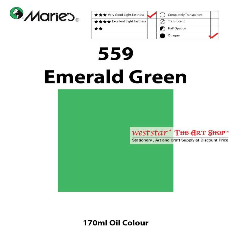 Marie's Oil Color, Oil Paint 170ml - SIngle Tube (>50 colors)