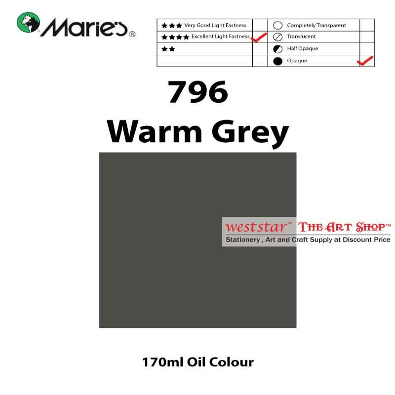 Marie's Oil Color, Oil Paint 170ml - SIngle Tube (>50 colors)