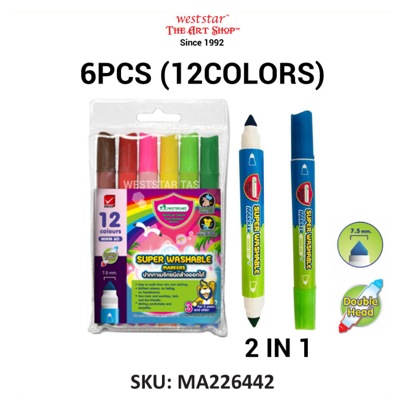 Master Art Washable Marker , Washable Color Marker | 12colors