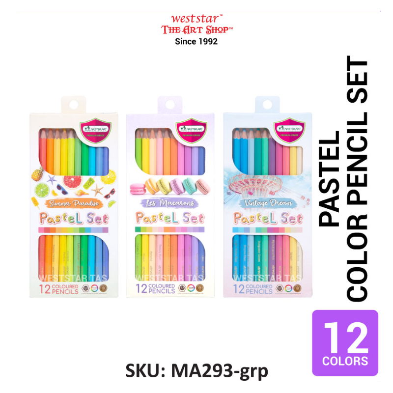 Master Art Pastel Color Pencil (12colors)