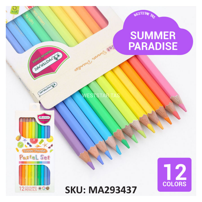 Master Art Pastel Color Pencil (12colors)