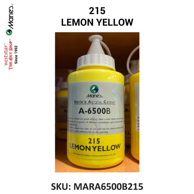 Marie's Acrylic Color (A-6500B) - 500ml | Soft squeeze bottle
