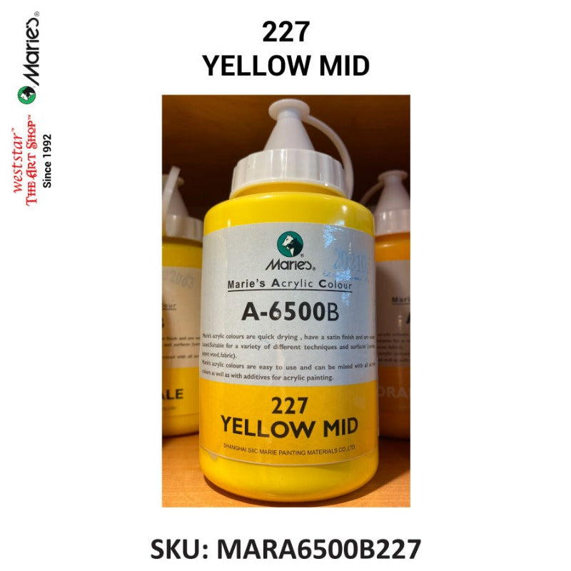 Marie's Acrylic Color (A-6500B) - 500ml | Soft squeeze bottle