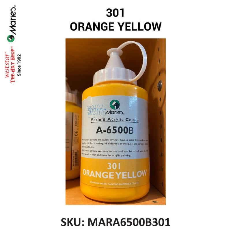 Marie's Acrylic Color (A-6500B) - 500ml | Soft squeeze bottle
