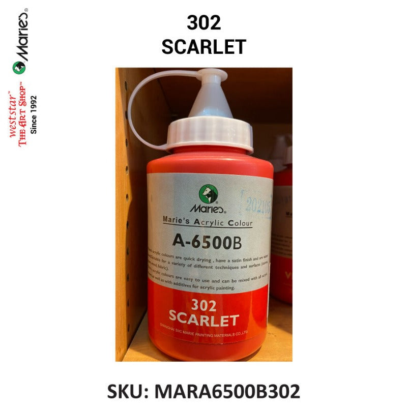 Marie's Acrylic Color (A-6500B) - 500ml | Soft squeeze bottle