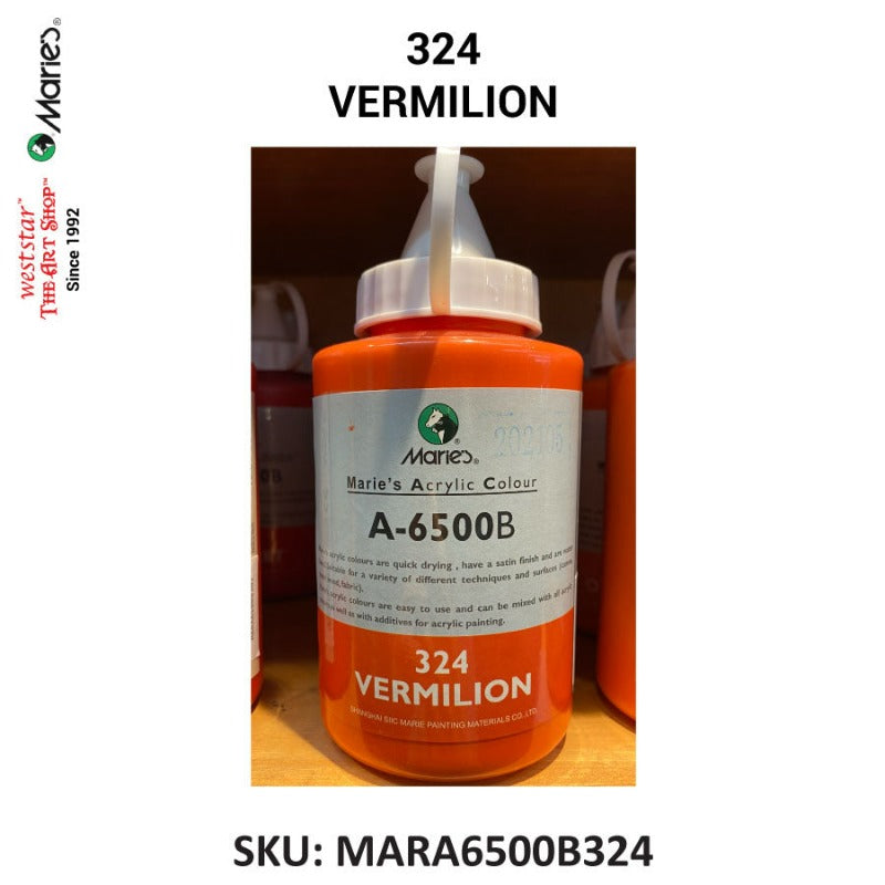 Marie's Acrylic Color (A-6500B) - 500ml | Soft squeeze bottle