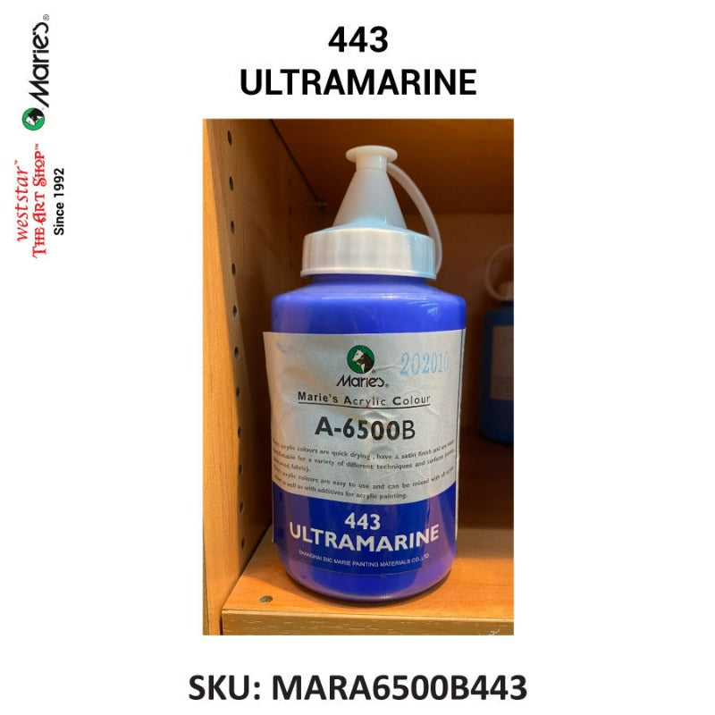 Marie's Acrylic Color (A-6500B) - 500ml | Soft squeeze bottle