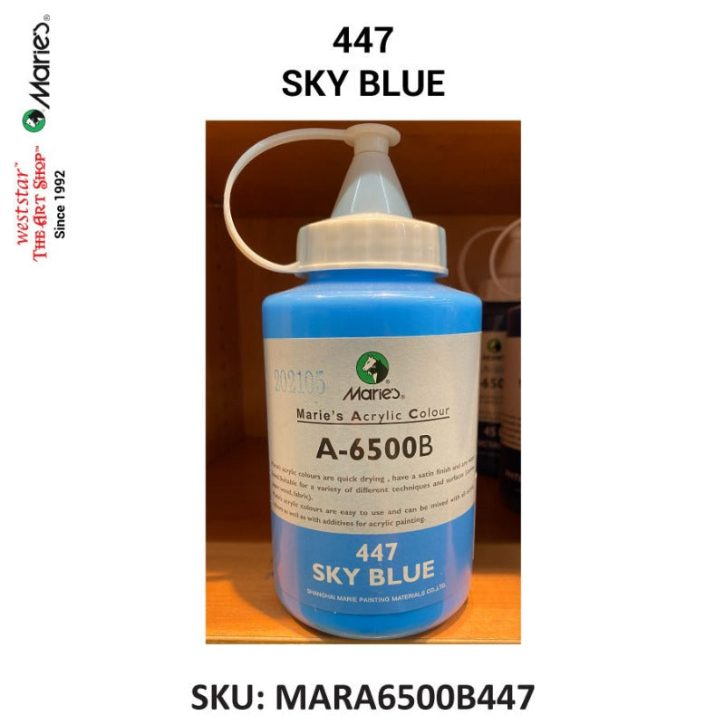 Marie's Acrylic Color (A-6500B) - 500ml | Soft squeeze bottle