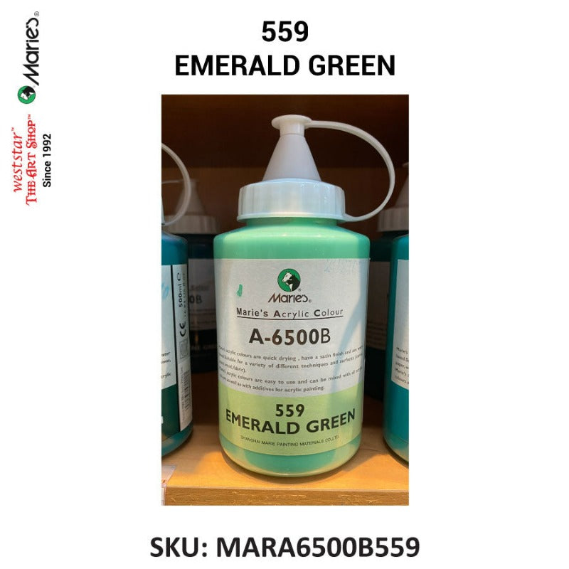 Marie's Acrylic Color (A-6500B) - 500ml | Soft squeeze bottle