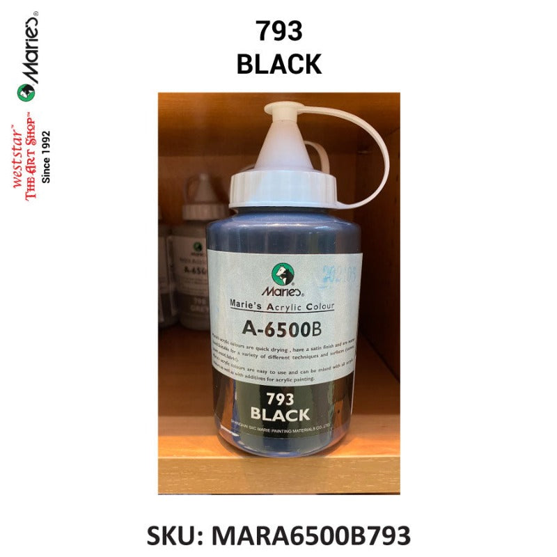 Marie's Acrylic Color (A-6500B) - 500ml | Soft squeeze bottle