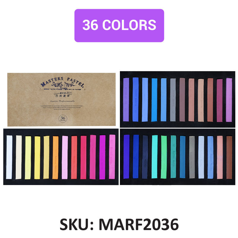 Marie's Masters Soft Pastel Set (12, 24, 36, 48 Colour)