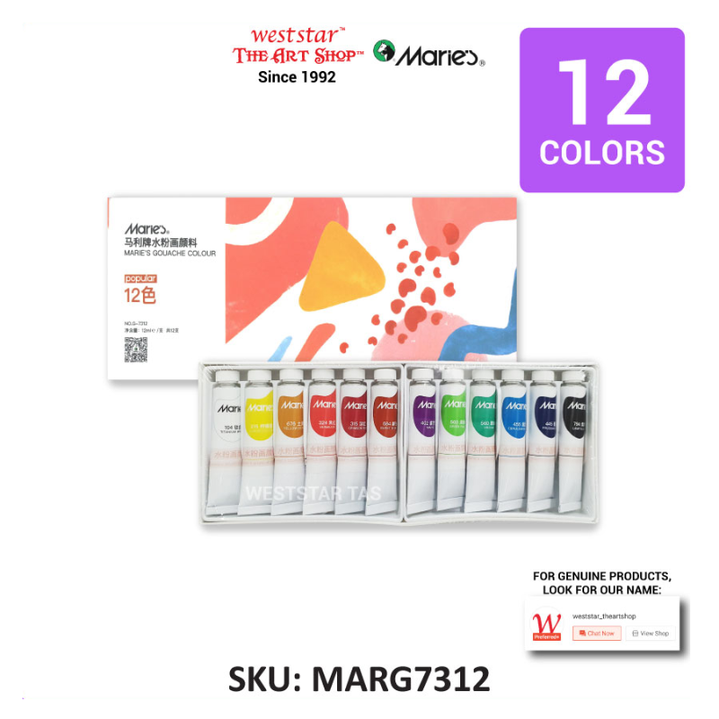 Marie's Gouache Colour Set | 12ml