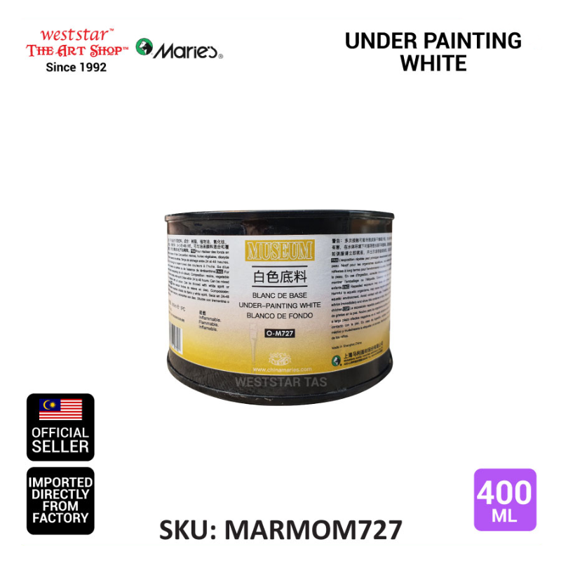 Marie's Museum Under Painting White, Marie's Under Painting White 400ml