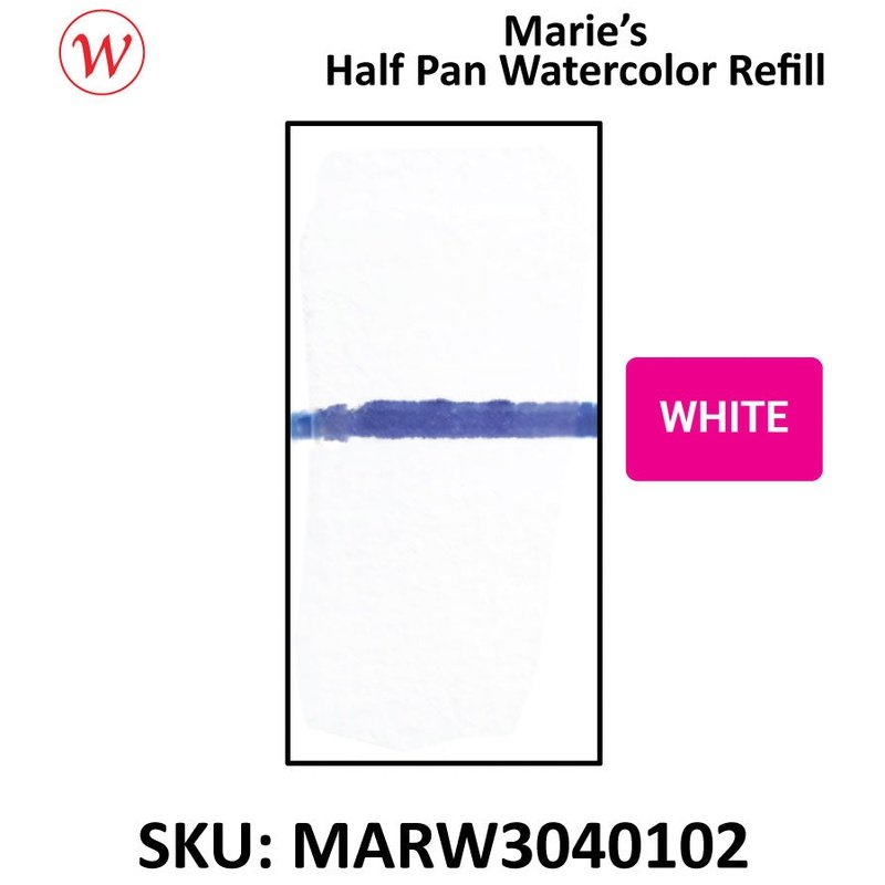 Marie's Watercolor Half Pan Refill