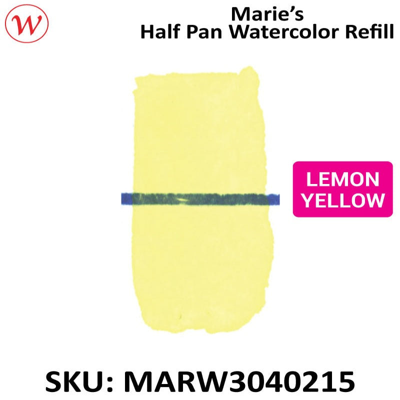 Marie's Watercolor Half Pan Refill