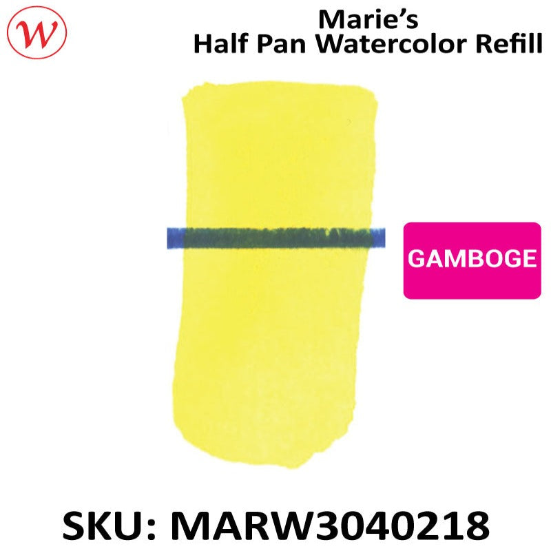 Marie's Watercolor Half Pan Refill