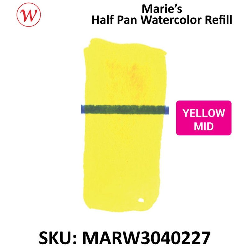 Marie's Watercolor Half Pan Refill