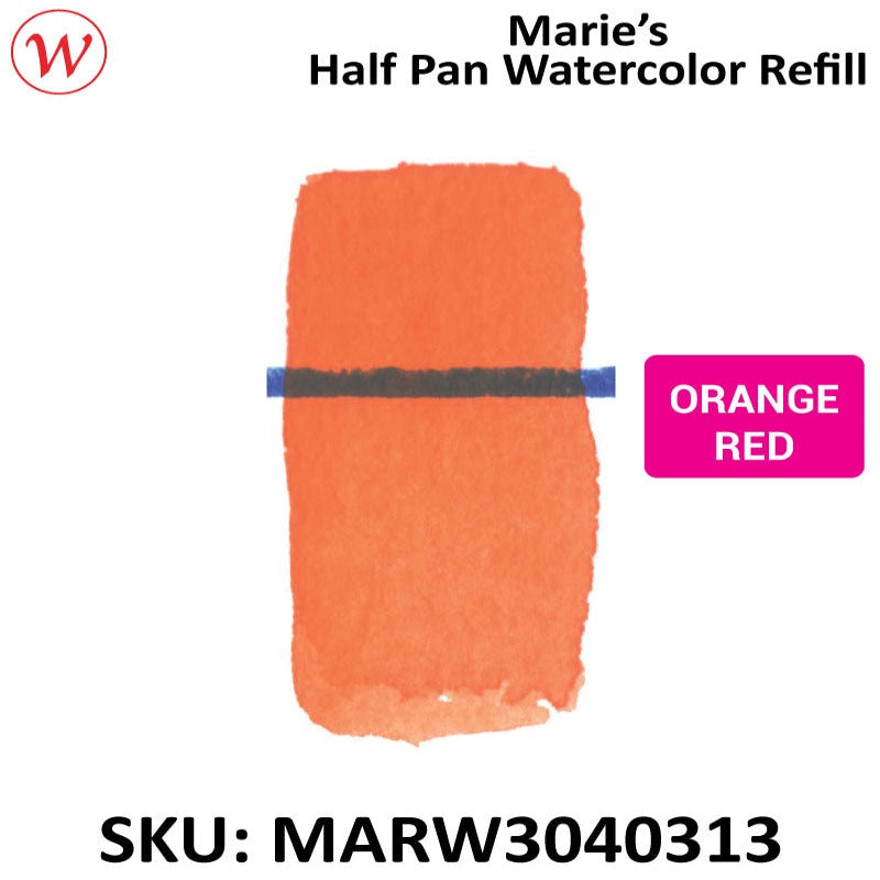 Marie's Watercolor Half Pan Refill