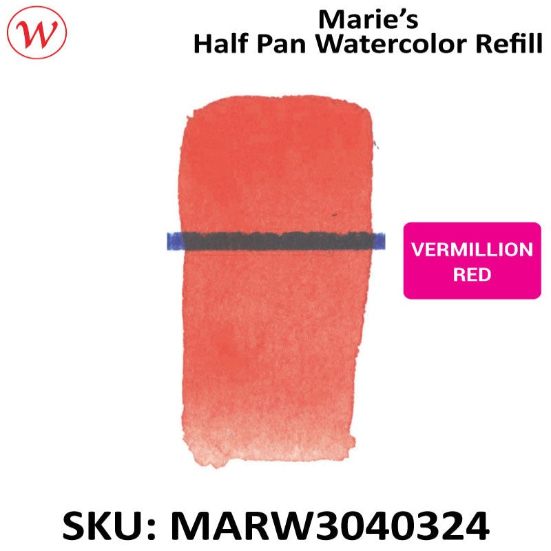 Marie's Watercolor Half Pan Refill