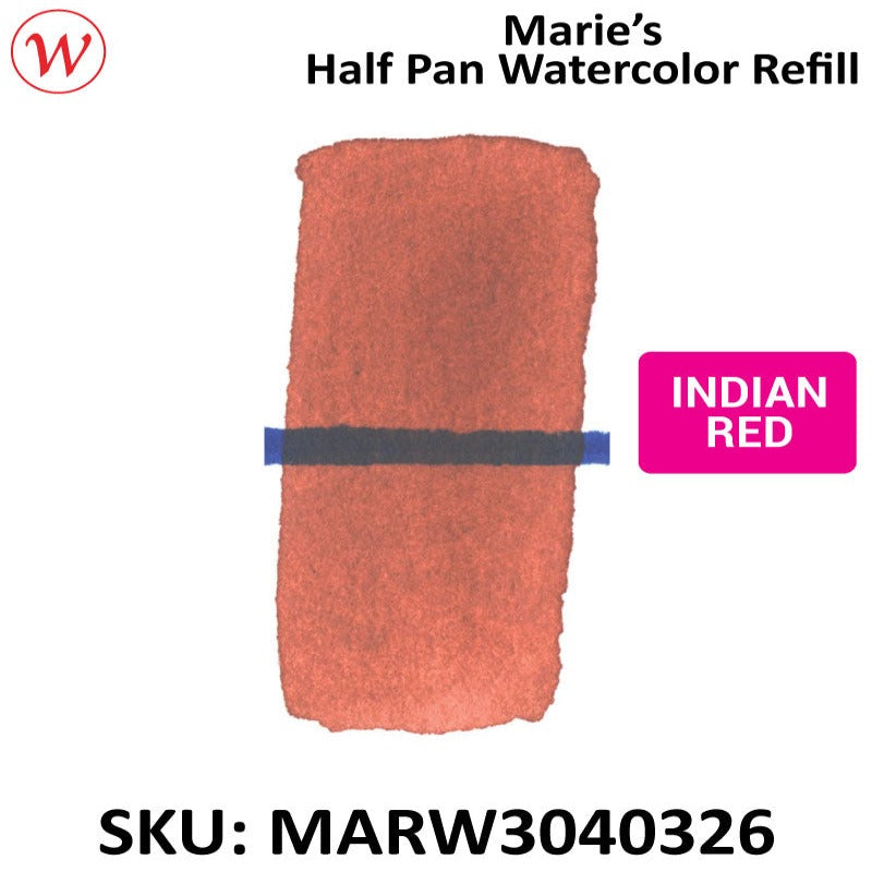 Marie's Watercolor Half Pan Refill