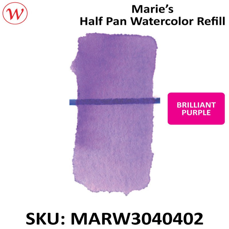 Marie's Watercolor Half Pan Refill