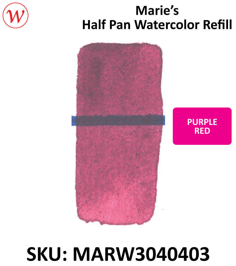 Marie's Watercolor Half Pan Refill