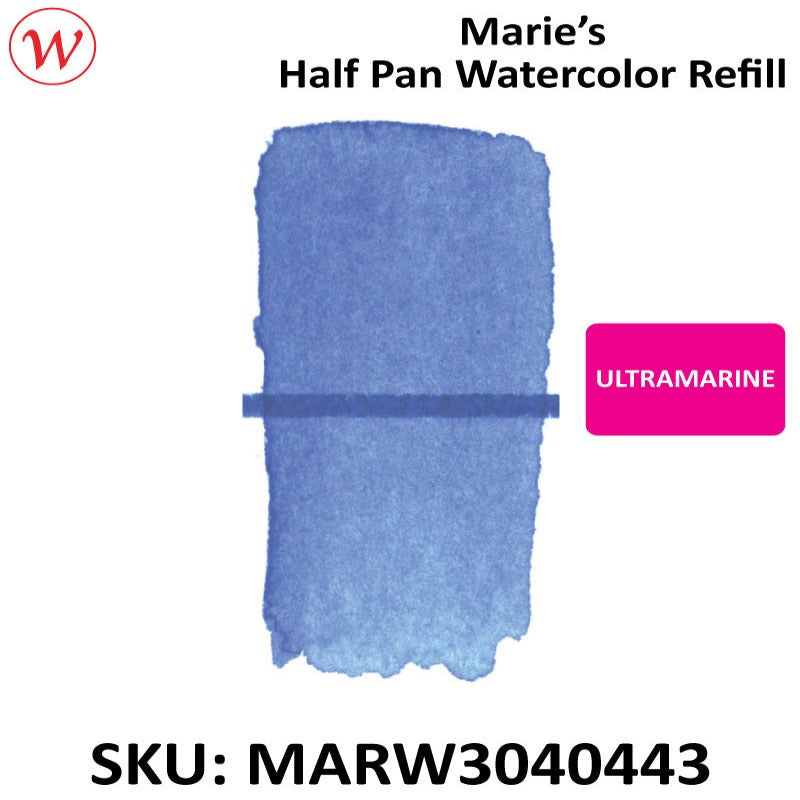 Marie's Watercolor Half Pan Refill