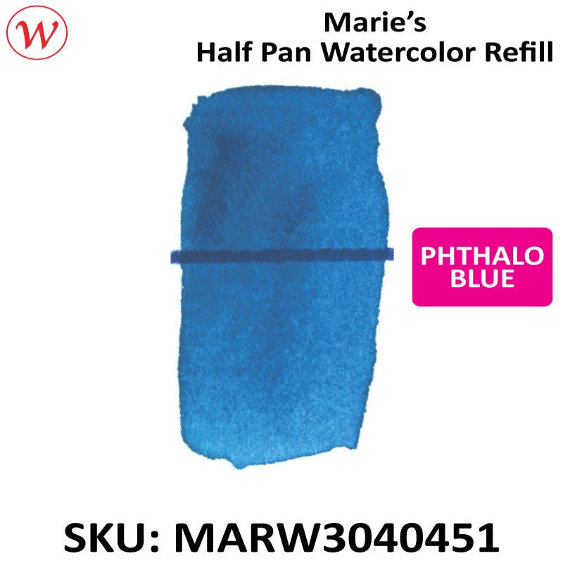 Marie's Watercolor Half Pan Refill