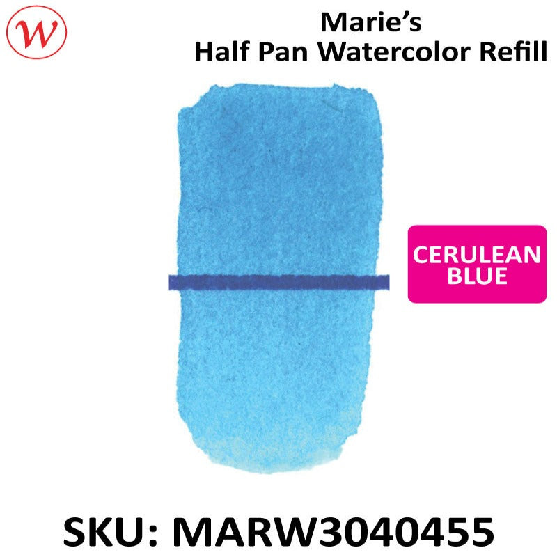 Marie's Watercolor Half Pan Refill