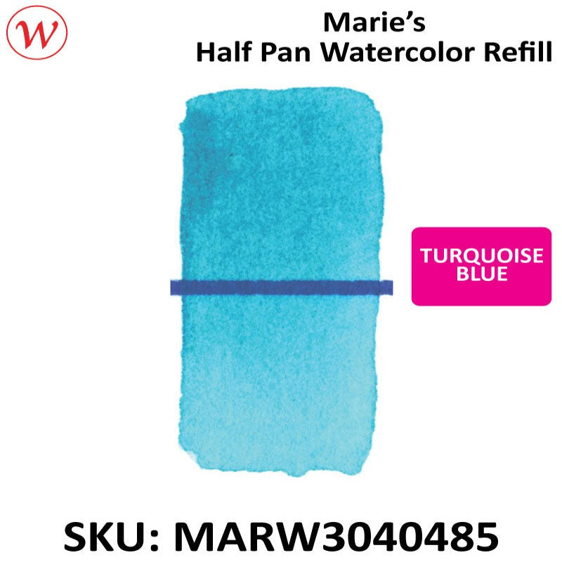 Marie's Watercolor Half Pan Refill