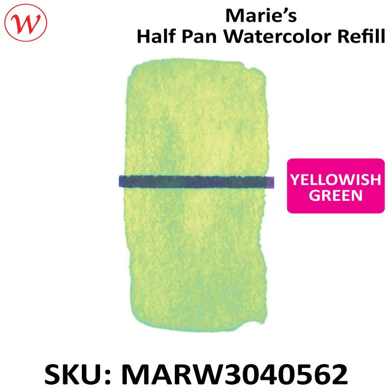 Marie's Watercolor Half Pan Refill