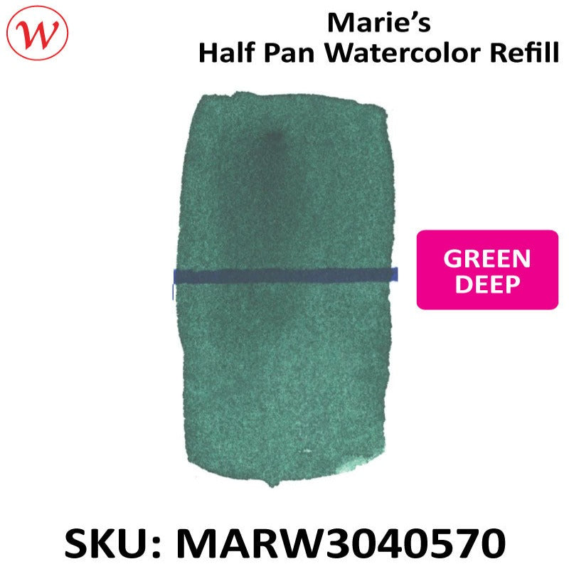 Marie's Watercolor Half Pan Refill
