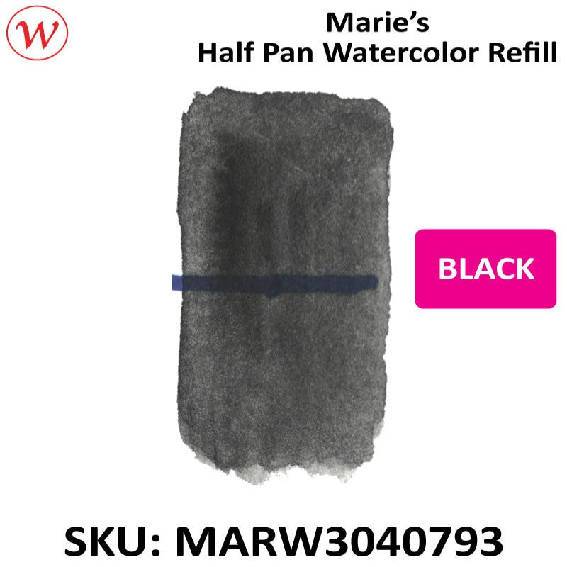 Marie's Watercolor Half Pan Refill