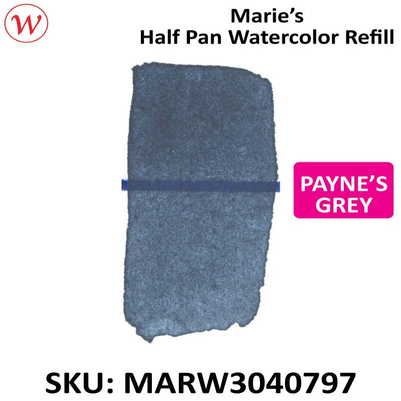 Marie's Watercolor Half Pan Refill